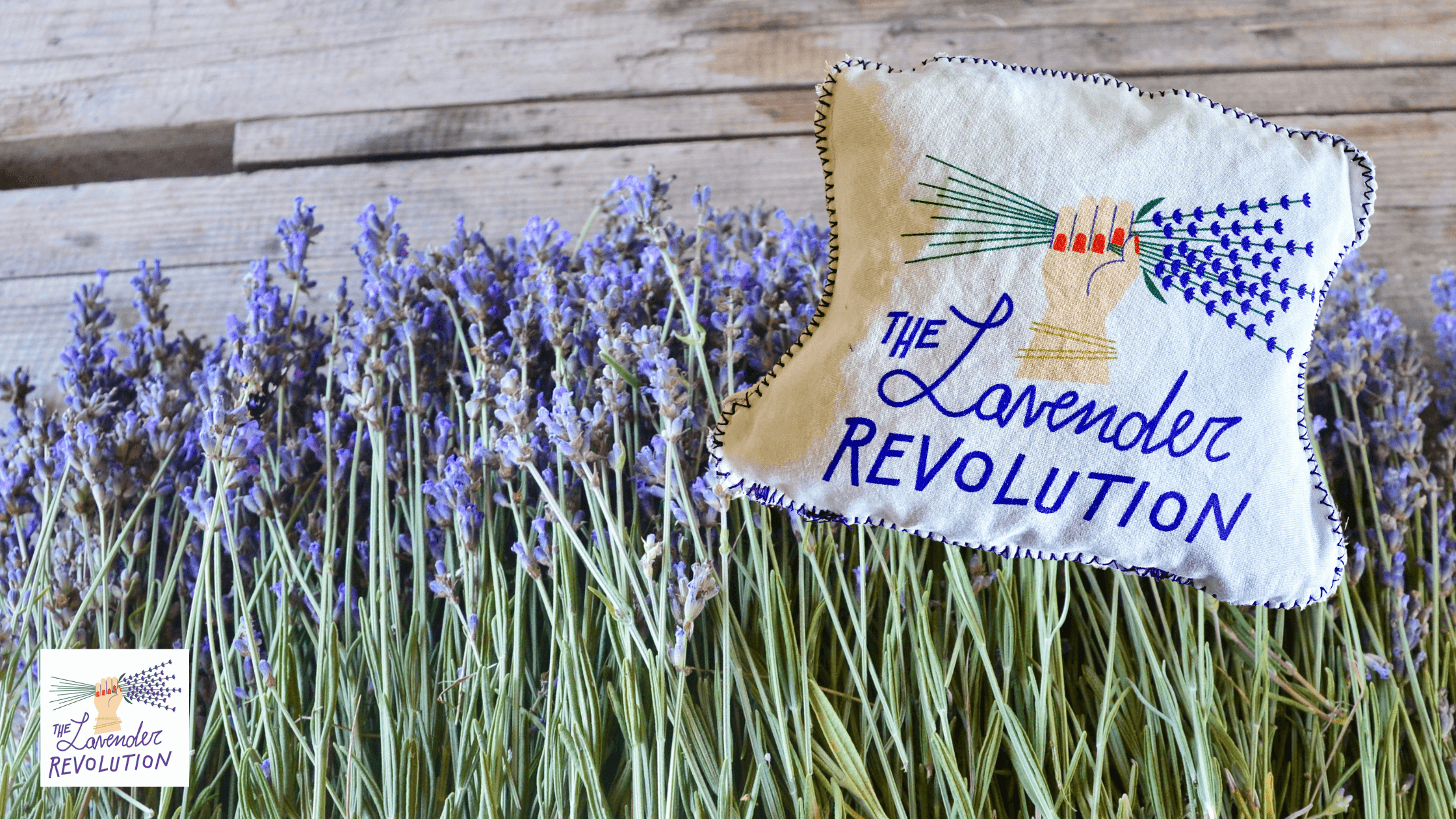 Cuscino con fiori di lavanda bio per asciugatrice