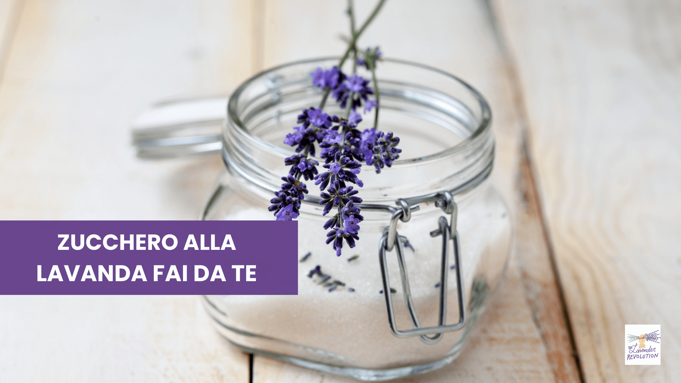 Ricetta per zucchero aromatizzato alla lavanda