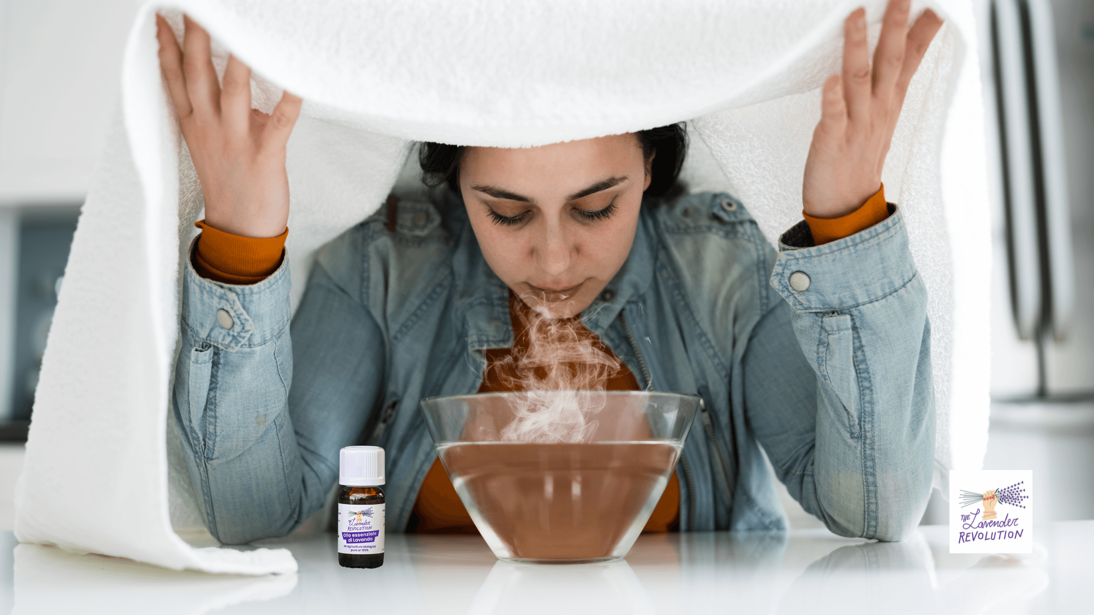Come calmare il raffreddore con i suffumigi alla lavanda