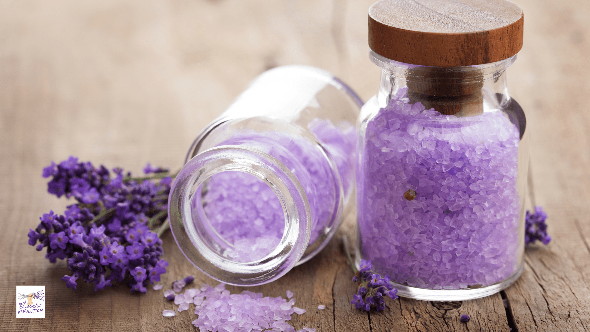 Sali da bagno alla lavanda fai da te