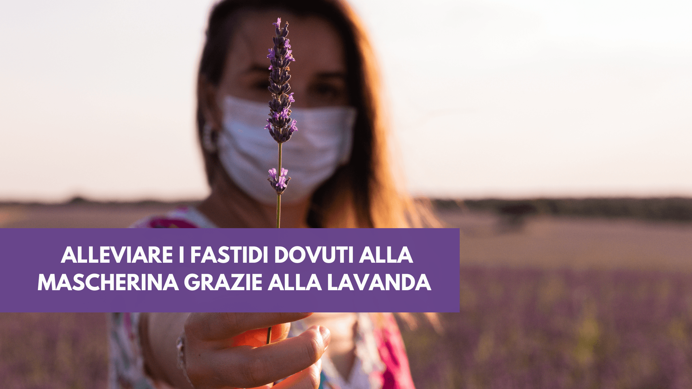 Come alleviare i fastidi dovuti alla mascherina grazie alla lavanda