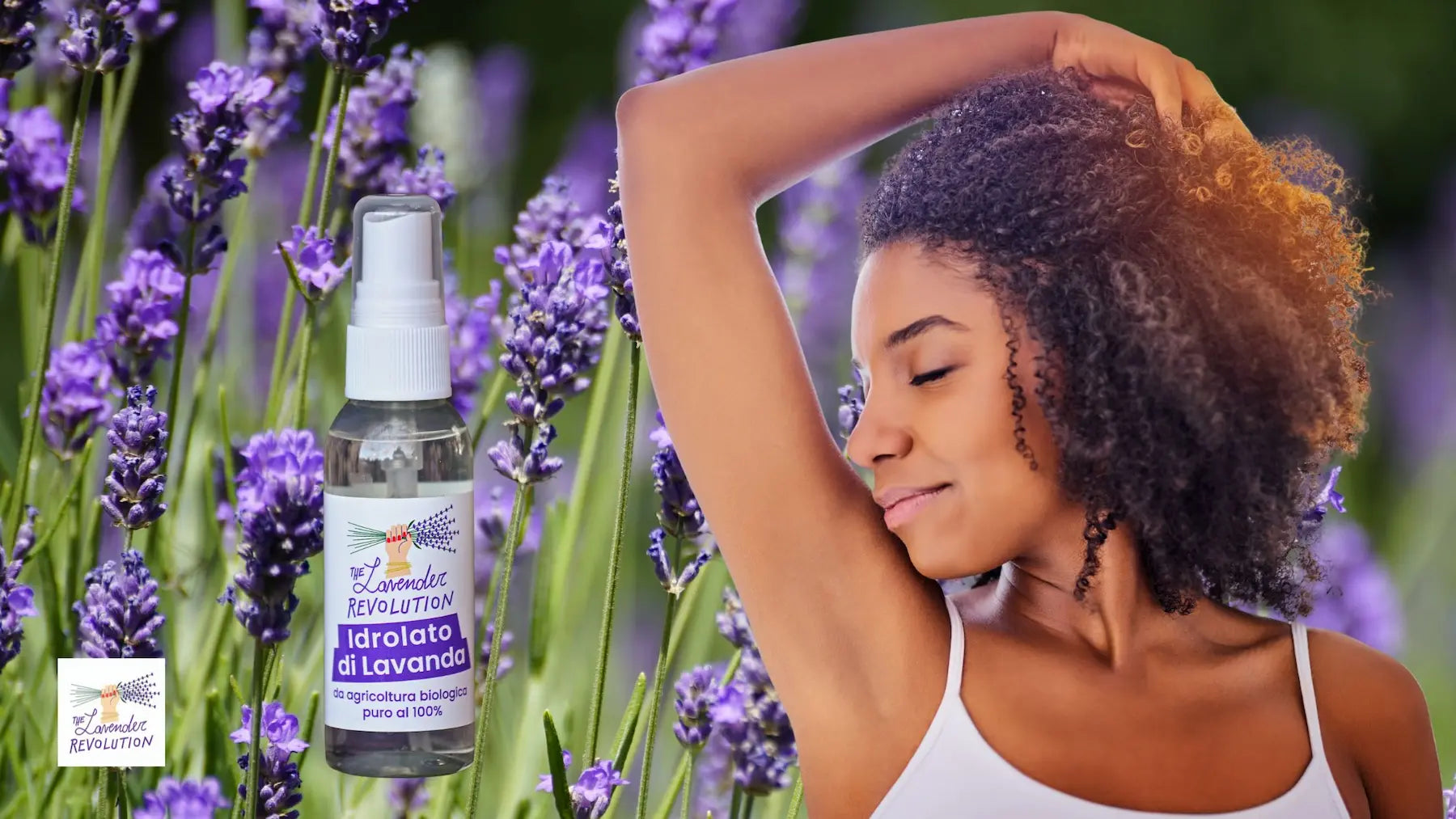 Deodorante naturale fai da te con idrolato di lavanda bio