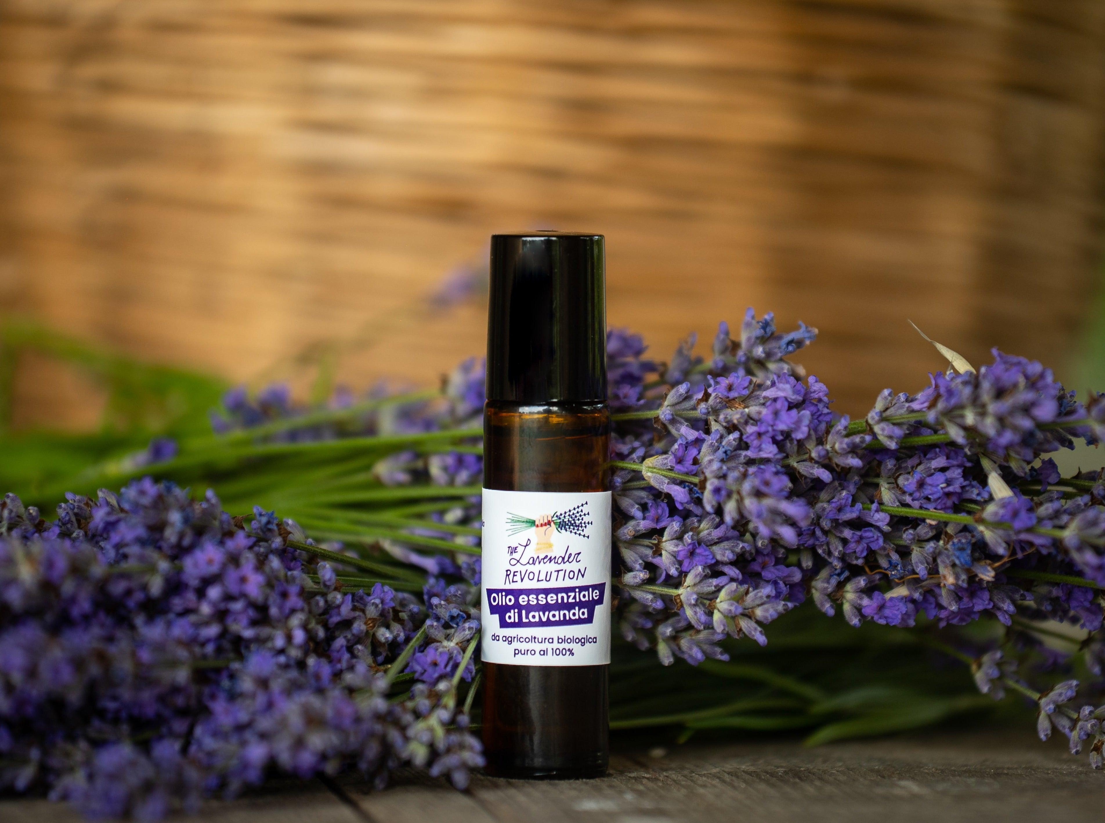 Roll on Olio essenziale di lavanda biologico 10 ml