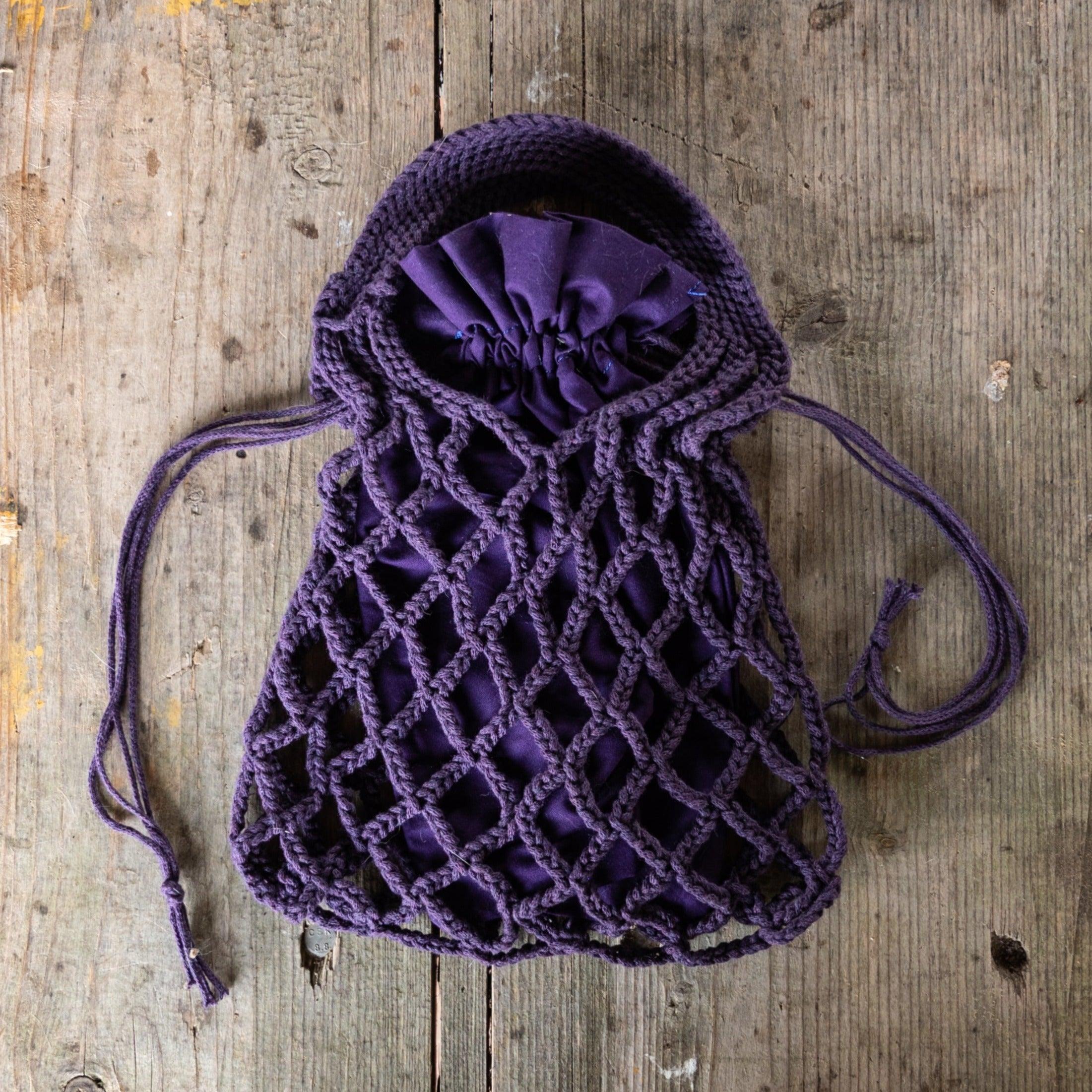 Borsa a rete viola The Lavender Revolution