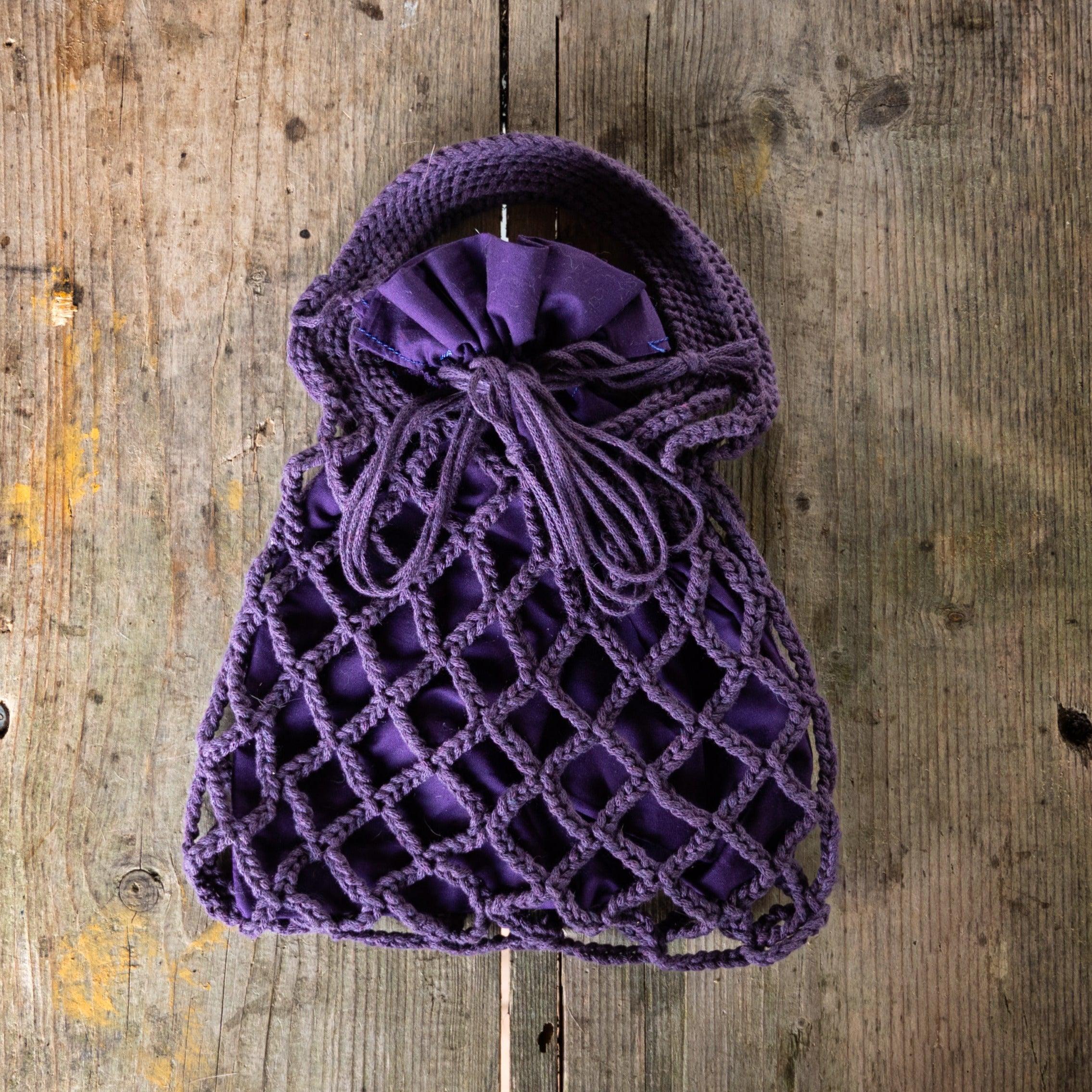 Borsa a rete viola The Lavender Revolution