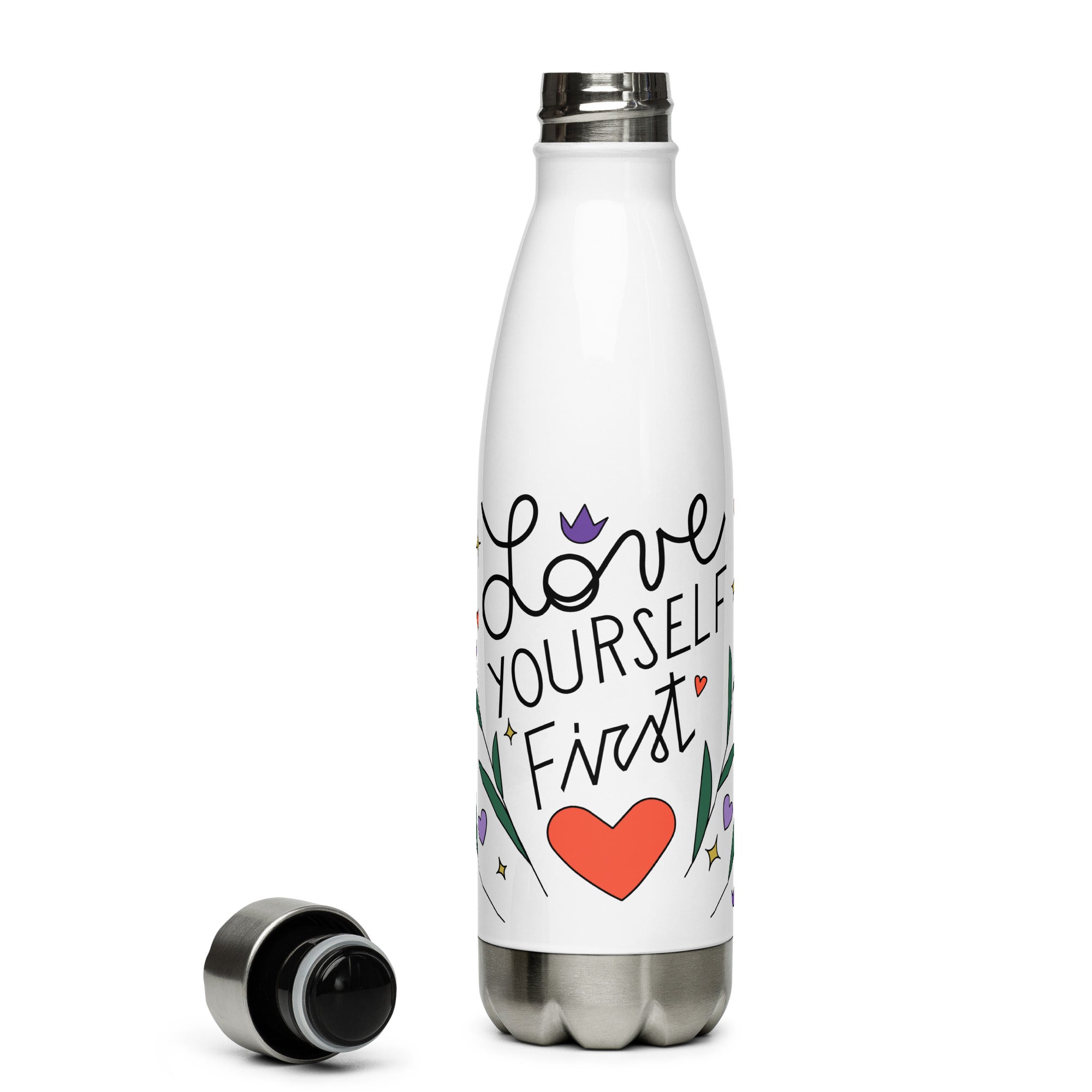 Borraccia in acciaio inossidabile Love Yourself First