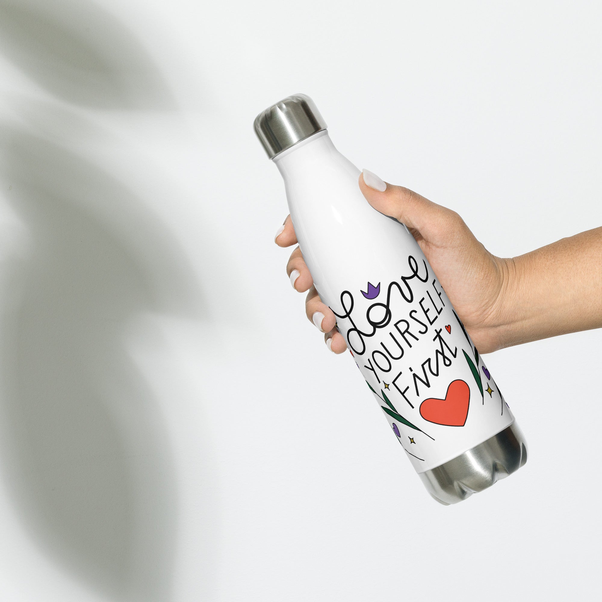 Borraccia in acciaio inossidabile Love Yourself First