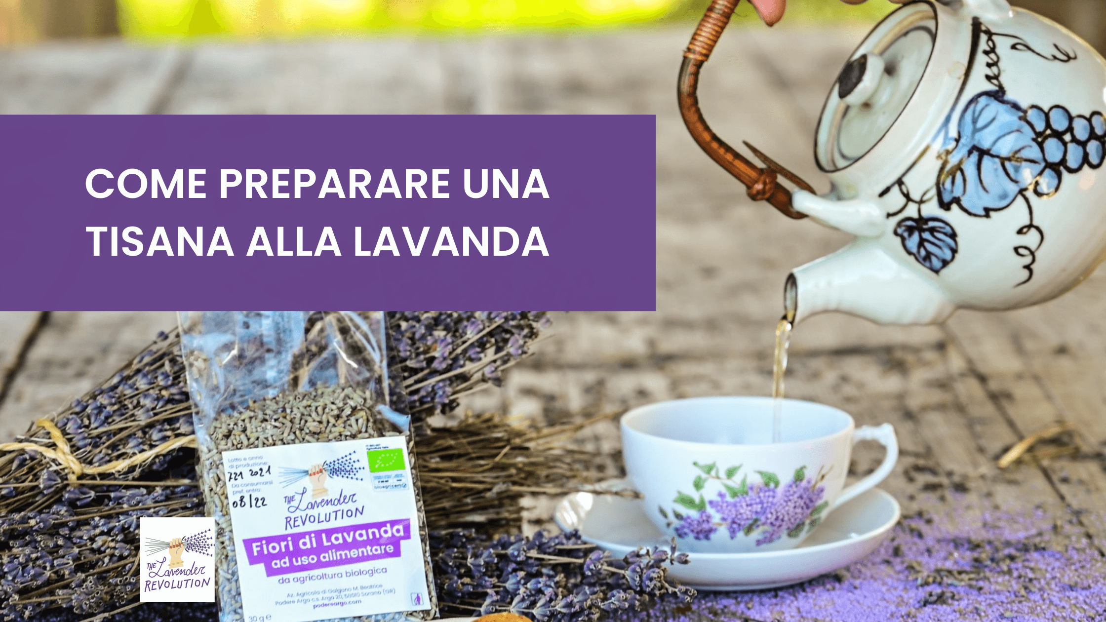 Come preparare una tisana rilassante alla lavanda