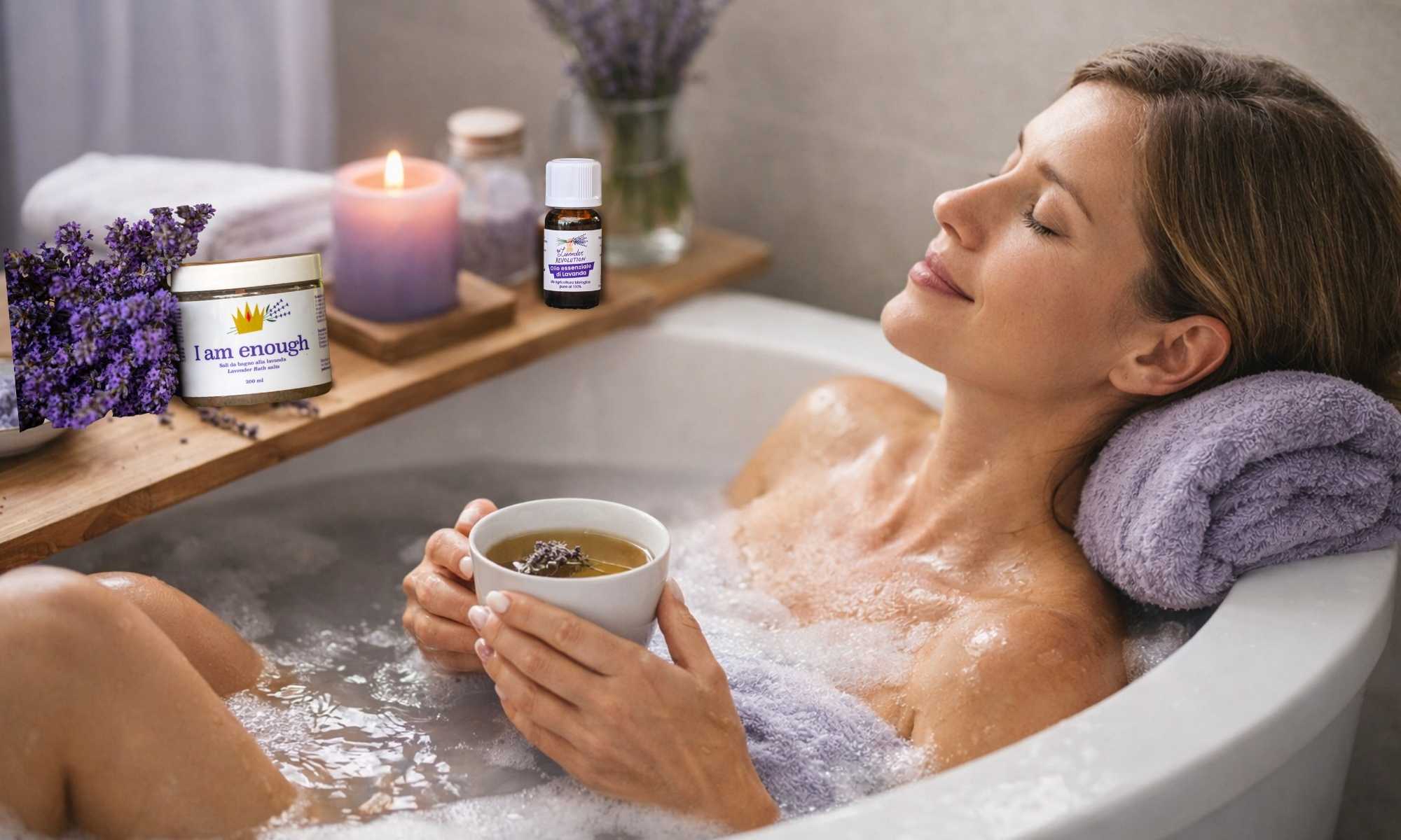 Benessere e relax naturale con lavanda e aromaterapia
