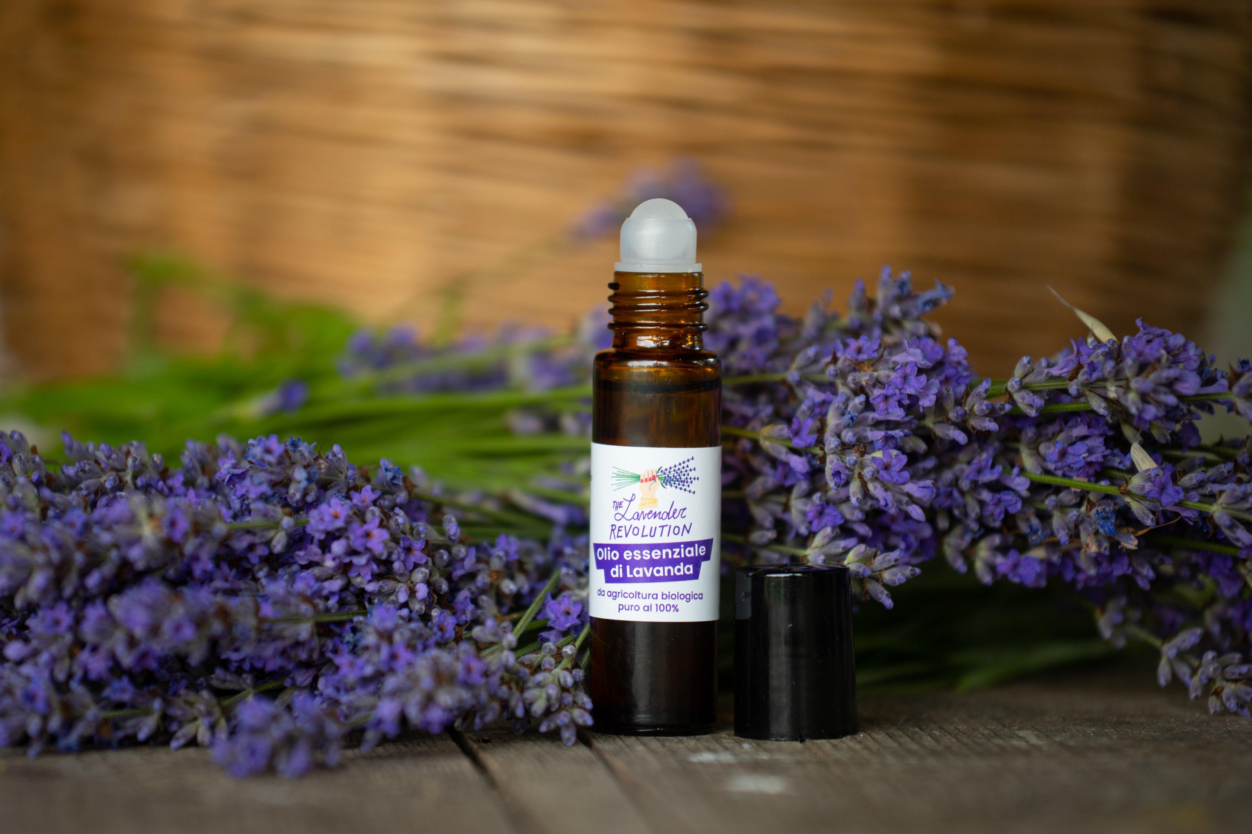 Roll on Olio essenziale di lavanda biologico 10 ml
