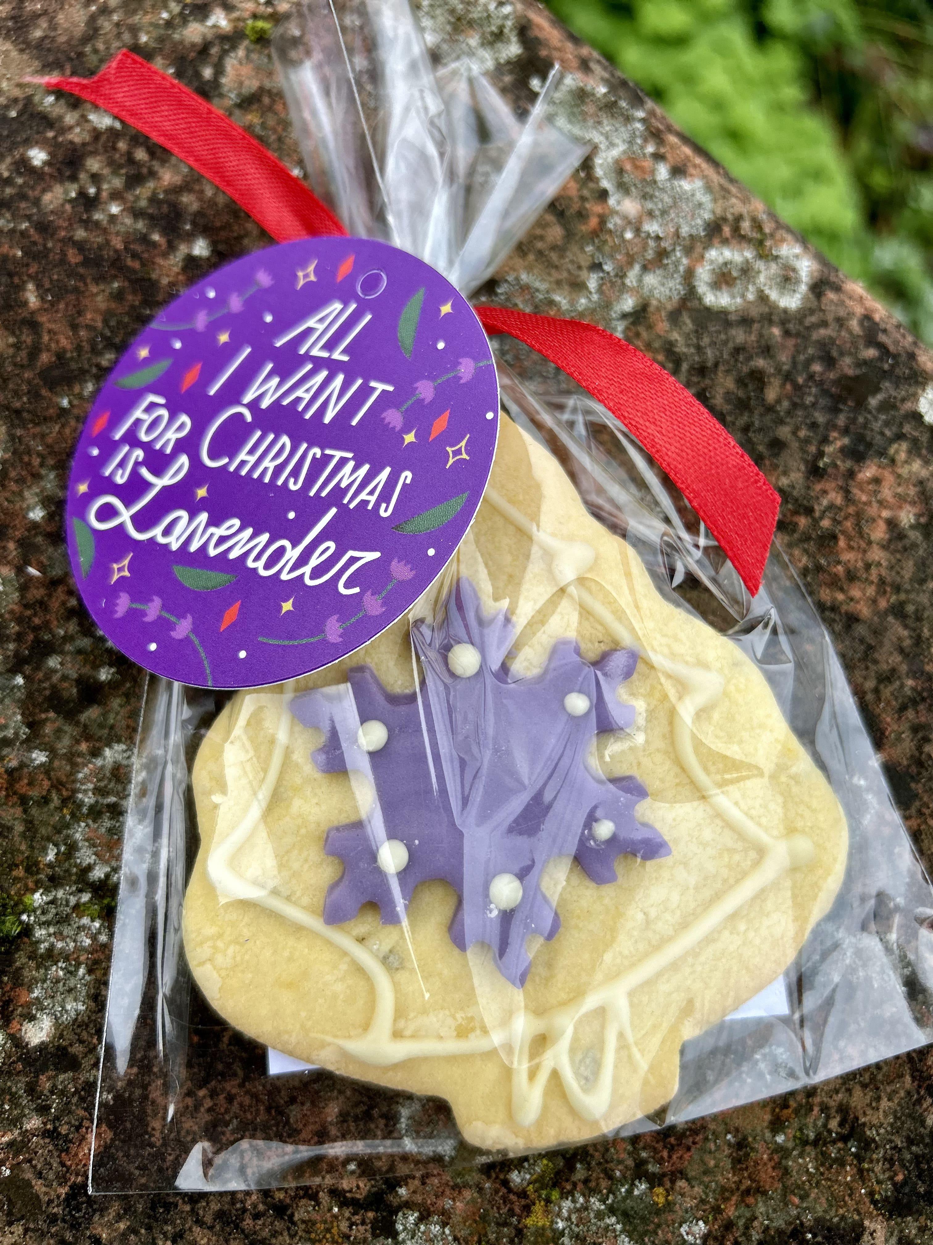 Frollini alla lavanda Natale