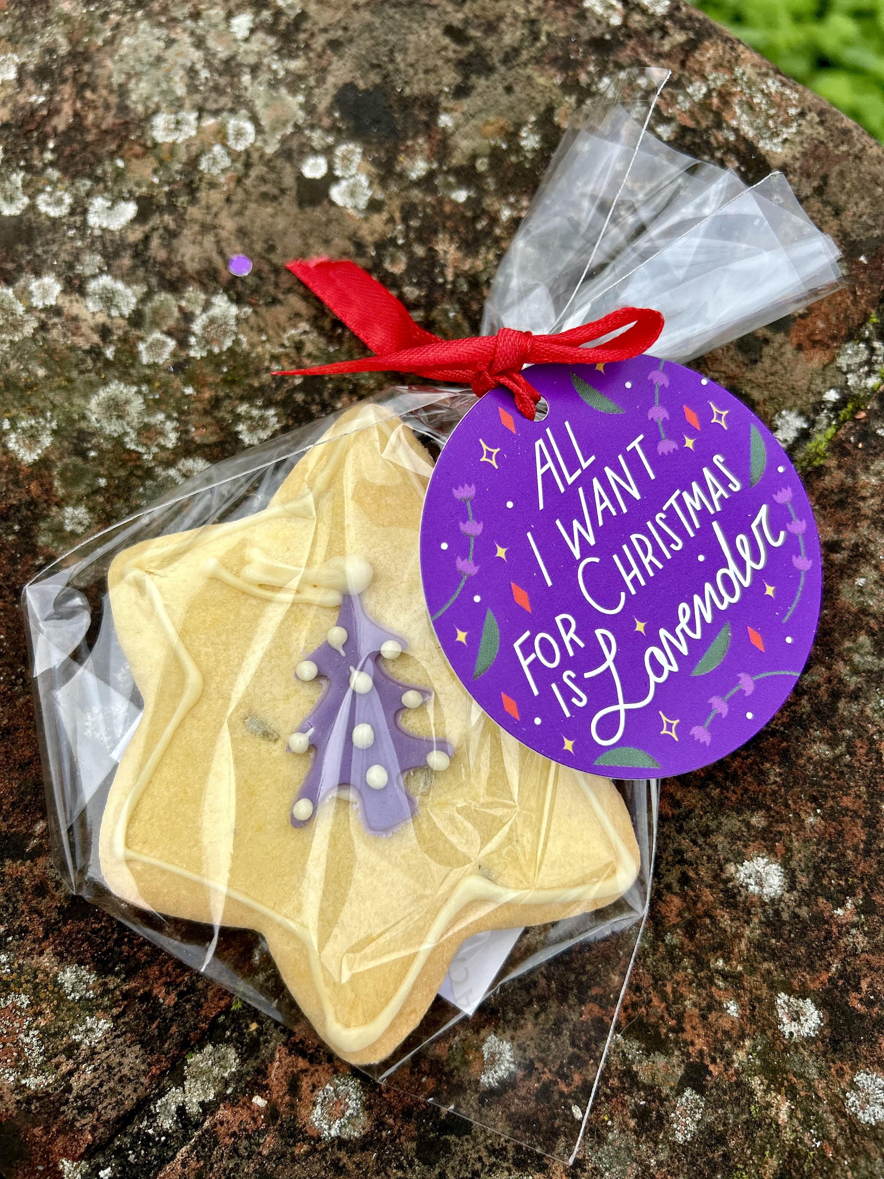 Frollini ala lavanda Natale