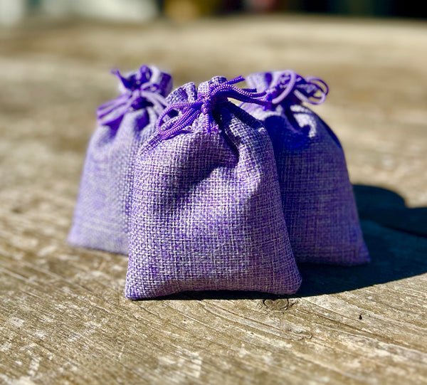 Sacchetto Profumato in Juta Rustica alla Lavanda Biologica – Profumo Naturale e stile Toscano