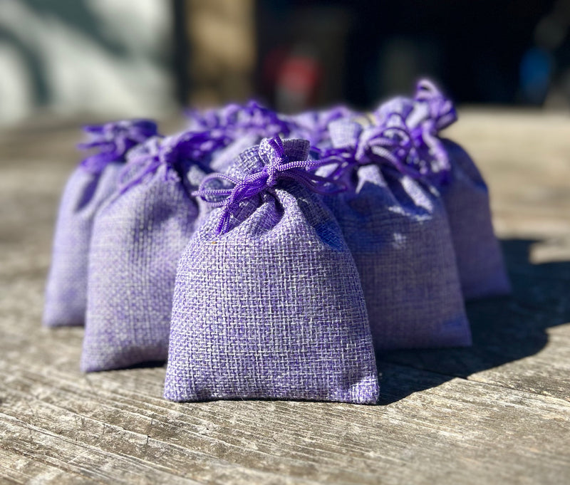 Sacchetto Profumato in Juta Rustica alla Lavanda Biologica – Profumo Naturale e stile Toscano