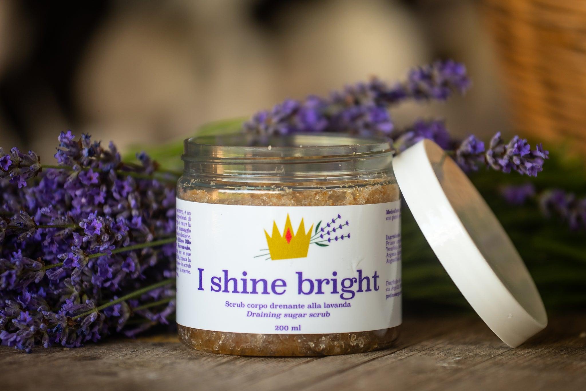 Scrub corpo drenante alla lavanda I shine bright 