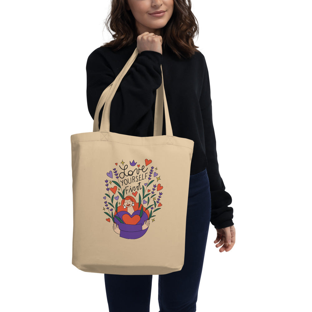 Tote bag ecologica Love Yourself First