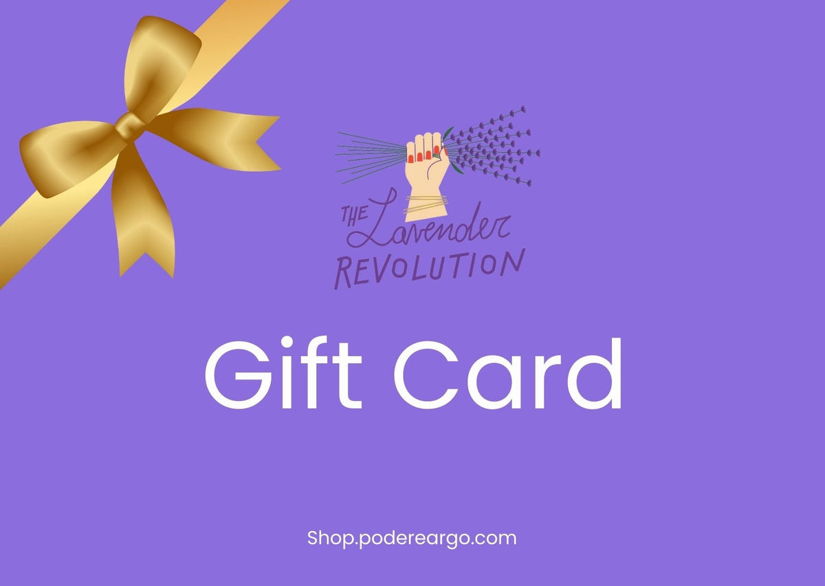 Gift card benessere alla lavanda biologica, regalo digitale senza spedizione