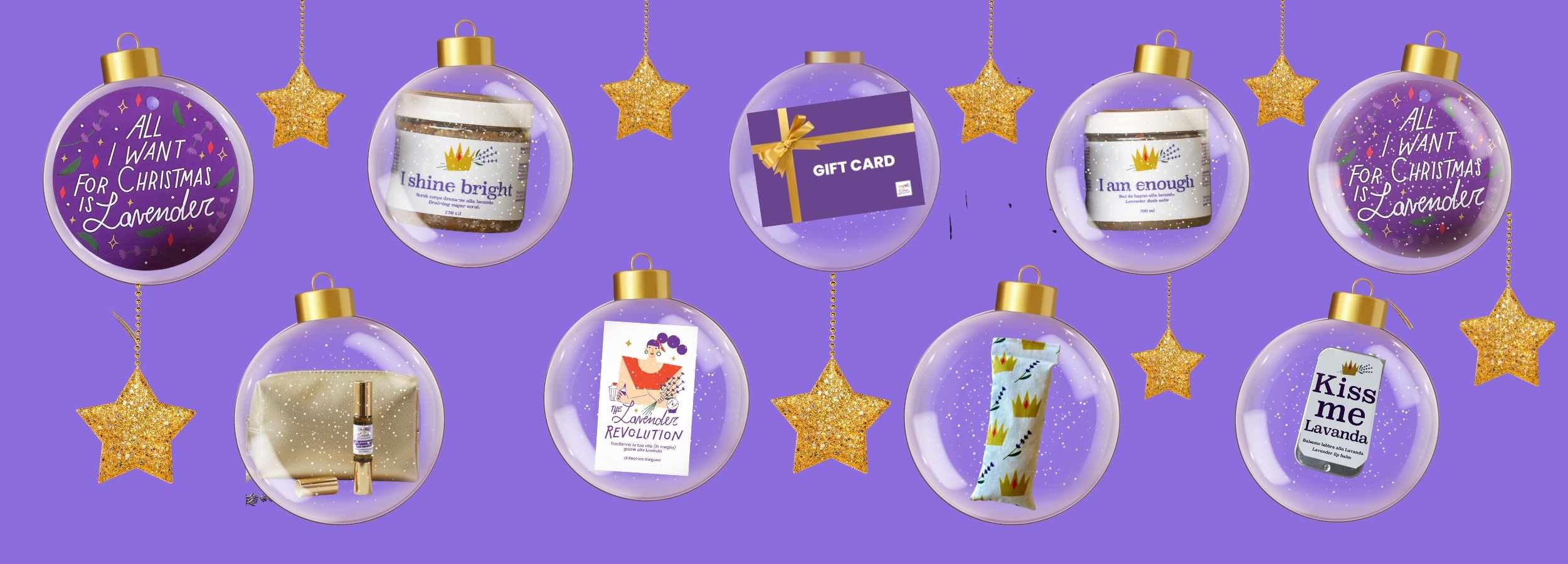 Idee regalo di Natale alla lavanda biologica The Lavender Revolution