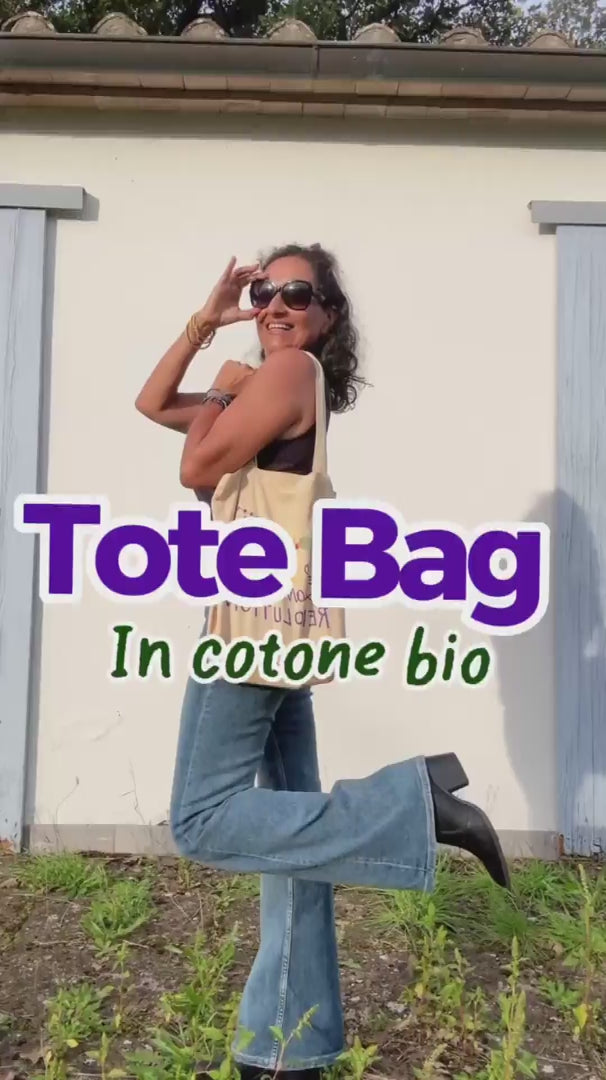 Tote bag The Lavender Revolution in cotone biologico