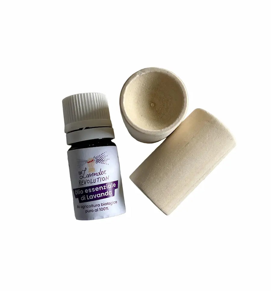 Profumatori in legno con olio essenziale di lavanda bio per profumare armadi cassetti biancheria e maglioni di lana