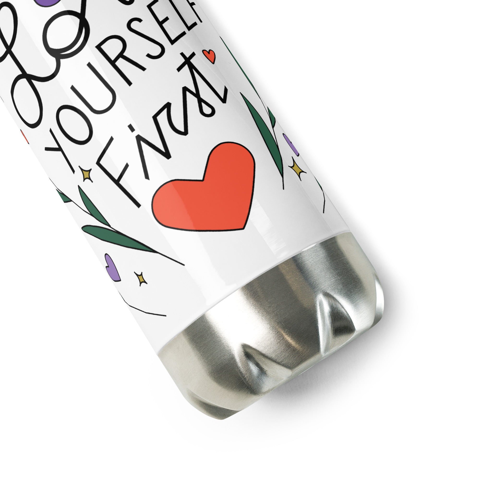 Borraccia in acciaio inossidabile Love Yourself First