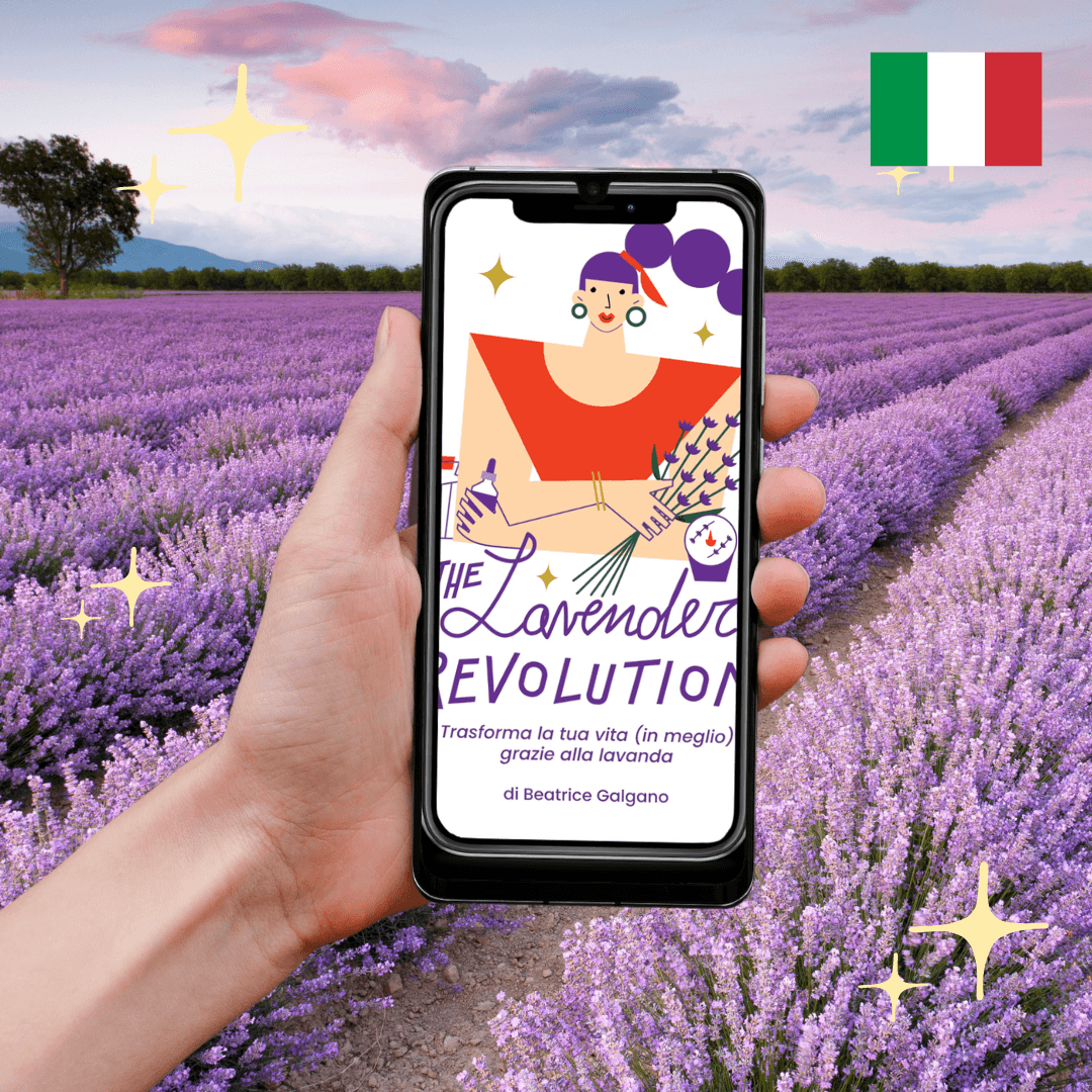 Copertina ebook The Lavender Revolution di Beatrice Galgano - guida sulla lavanda con 29 ricette di cosmetici naturali e cucina